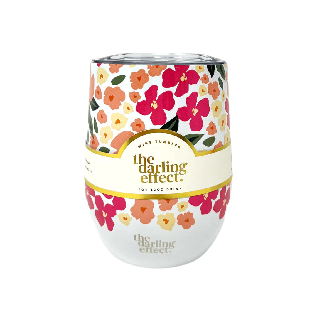 12 oz Wine Tumbler | Lively Flora