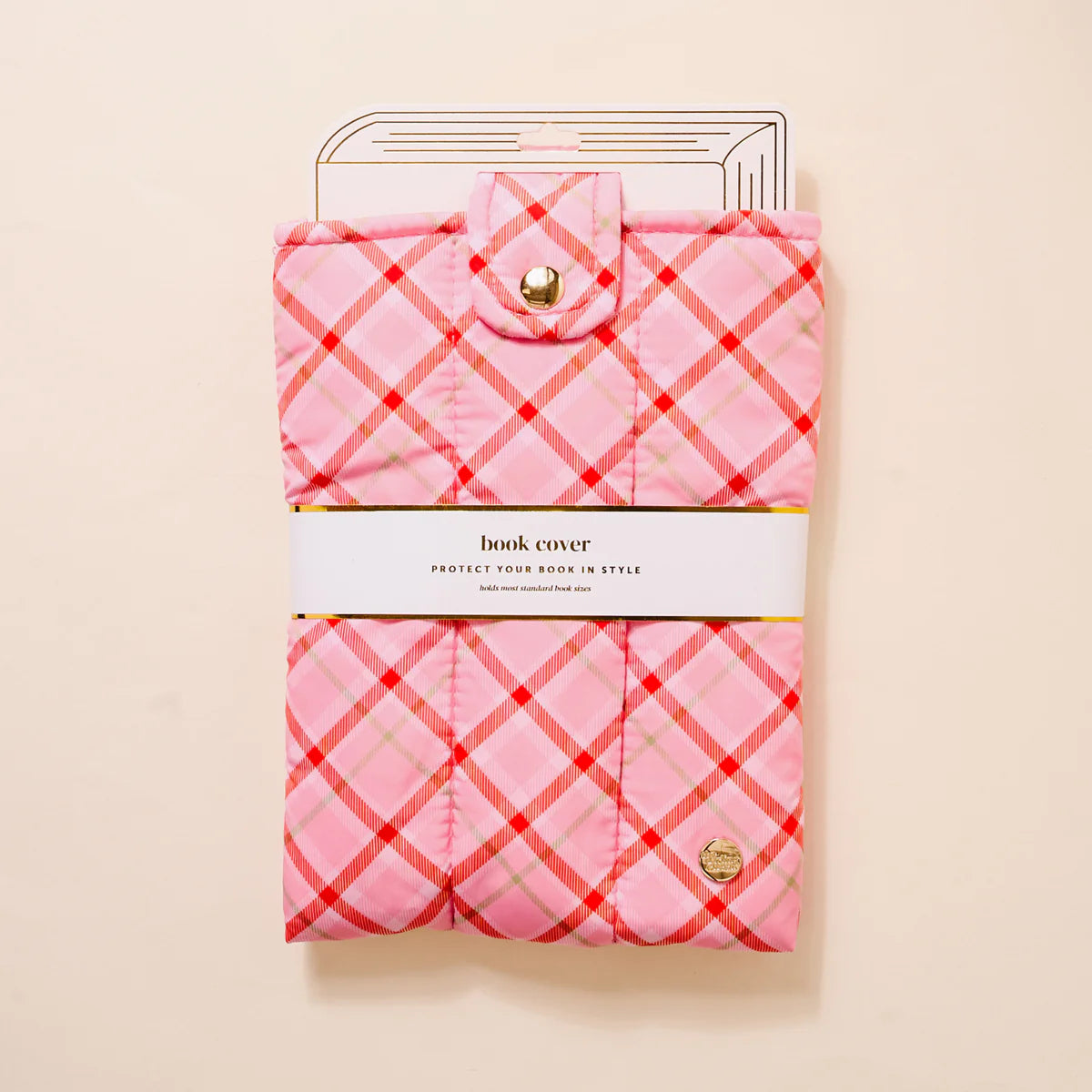 Festive Plaid Book Cover