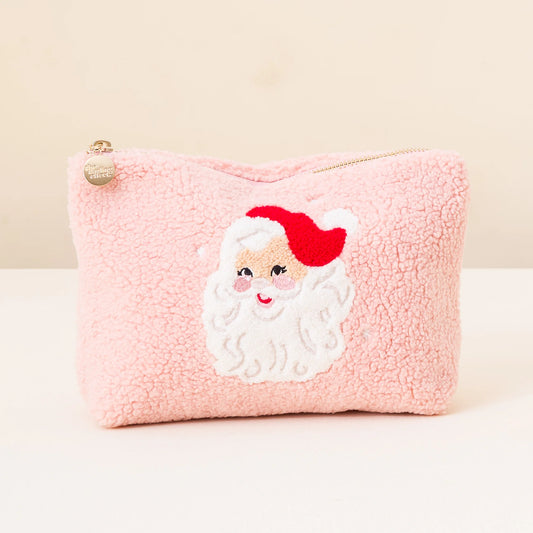 Holiday Teddy Pouch | Santa