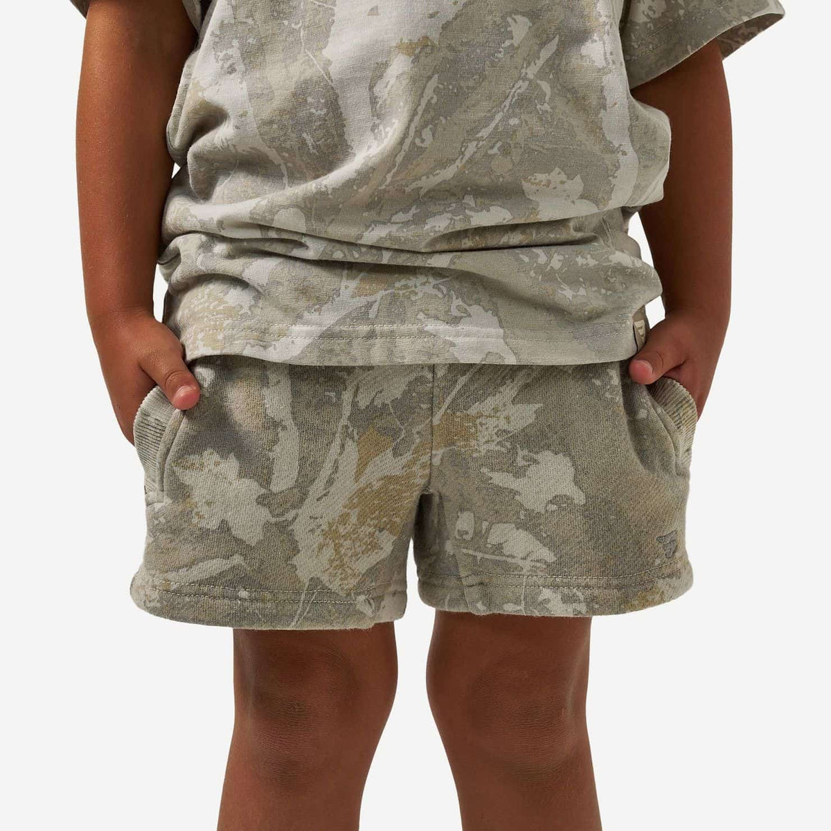 Youth Vintage Washed Shorts - Drifter Camo