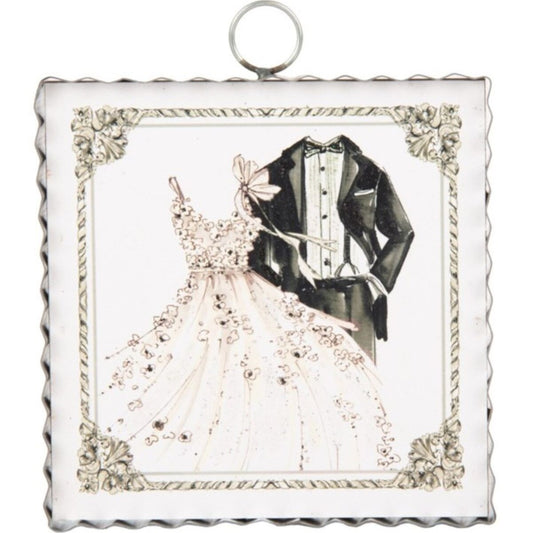 Mini Art Wedding Dress
