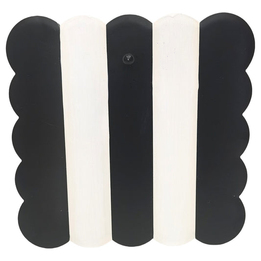Black & Cream Scallop Display Board