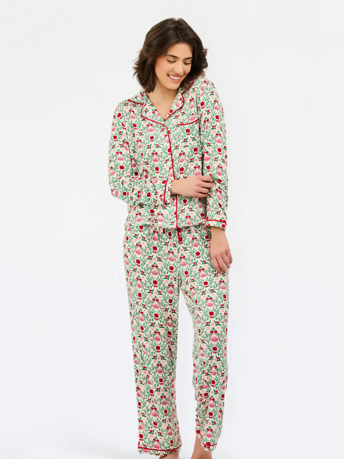 Women's Charlotte Pants Set | Trimmed with Joy