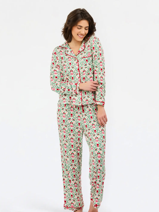 Women's Charlotte Pants Set | Trimmed with Joy