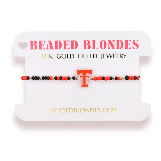 Texas Tech Logo Bracelet On Color