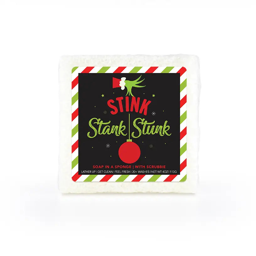 Stink, Stank, Stunk in A Square Soap Sponge