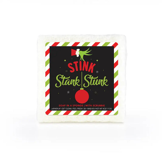 Stink, Stank, Stunk in A Square Soap Sponge