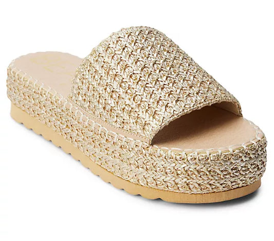 Platform Sandal - Del Mar | Gold