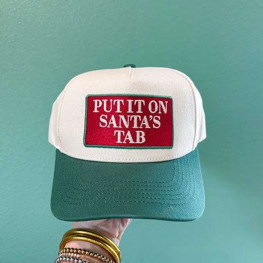 Put It On Santa's Tab Canvas Cap