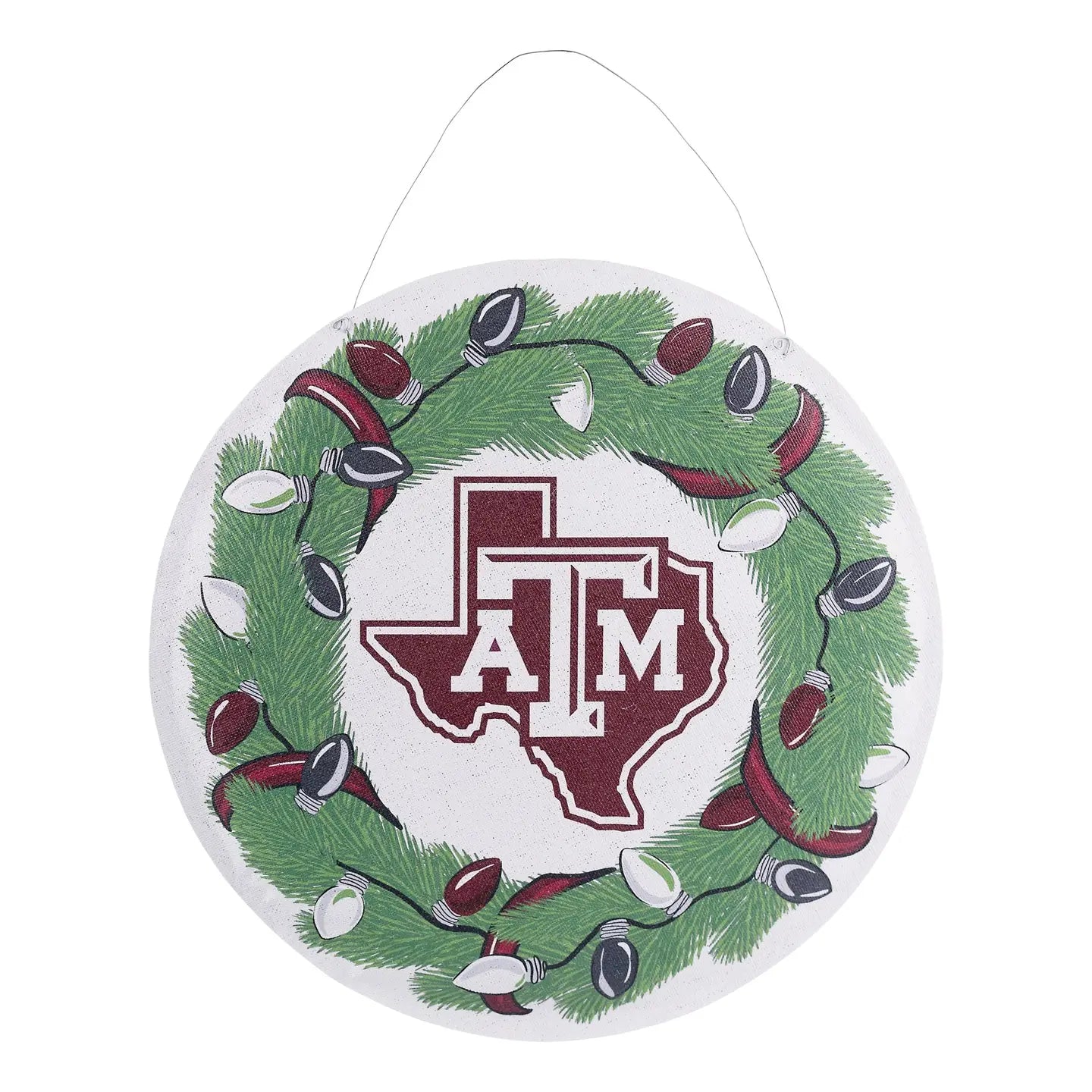 Texas A&M Wreath/Helmet Burlee | PICK UP ONLY