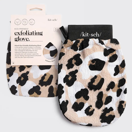 Eco-Friendly Exfoliating Glove | Leopard