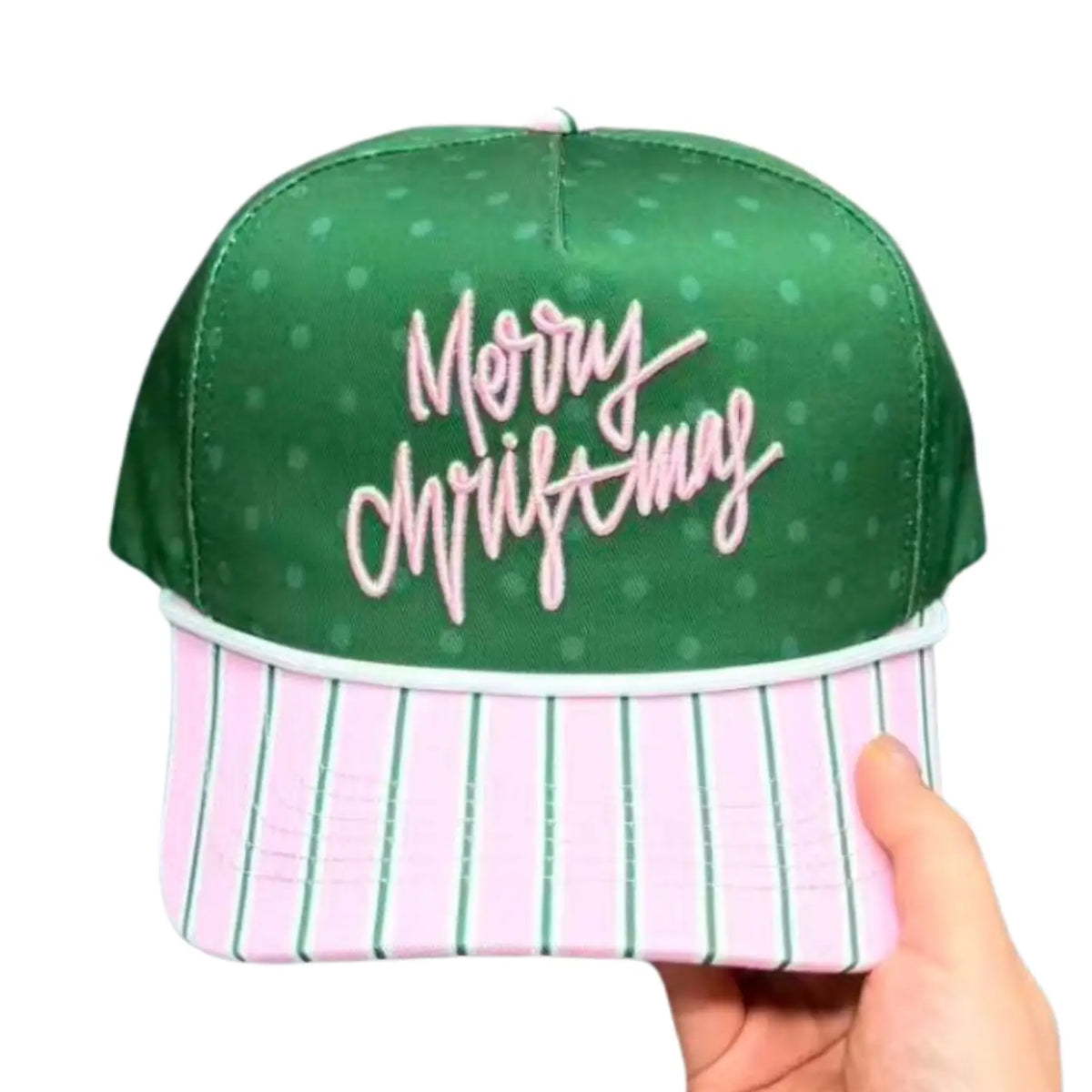 Merry Christmas Canvas Cap