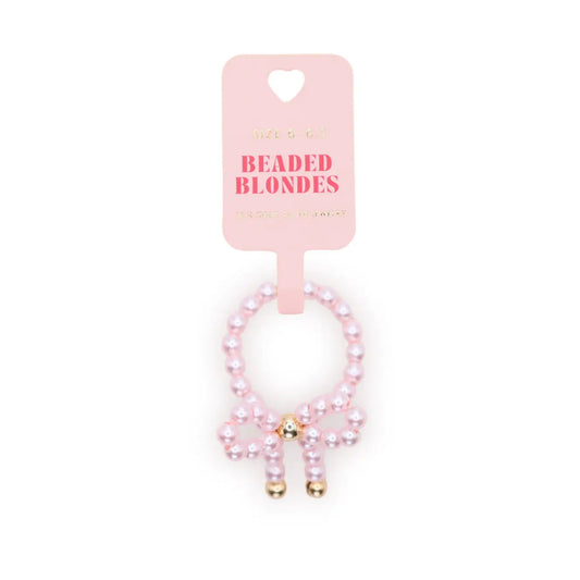 Pink Pearl Bow Ring