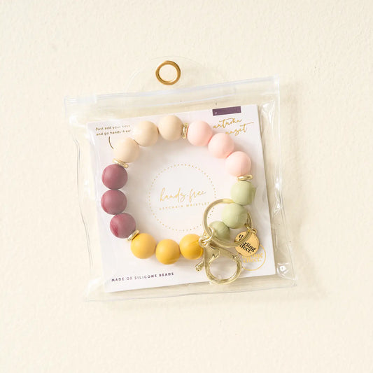 Hands-Free Keychain Wristlet | Autumn Sunset