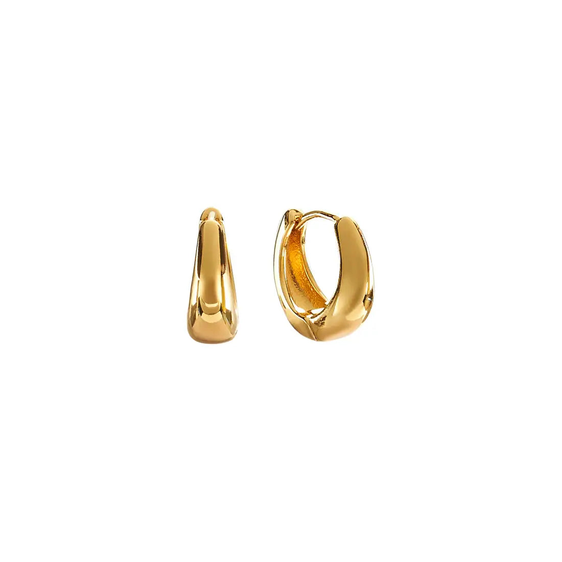 Zenith Hoops Large Huggie Earrings