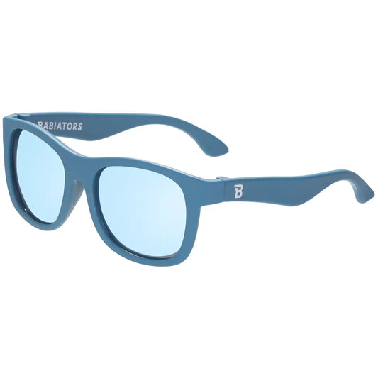 Midnight Blue Polarized Kid Sunglasses with Mirrored Lens