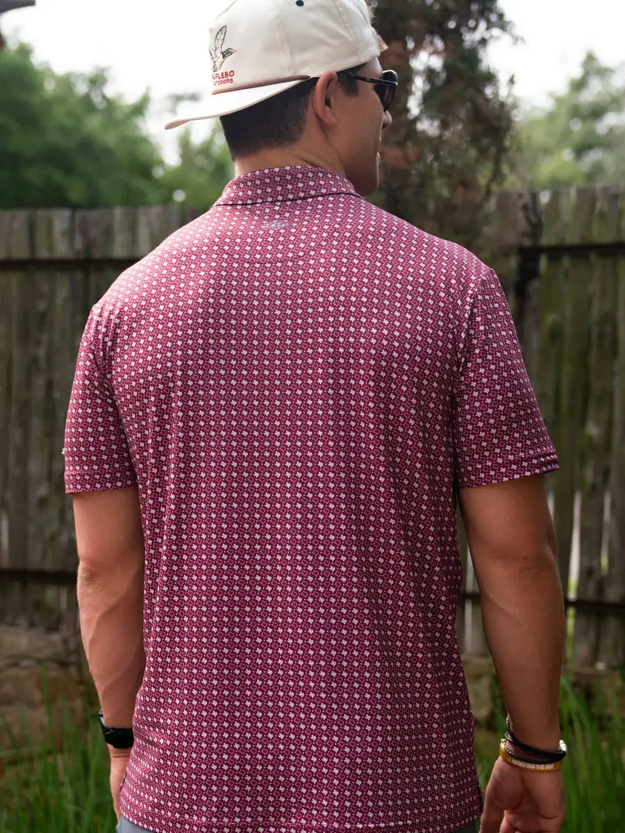 Performance Polo | Texas Maroon