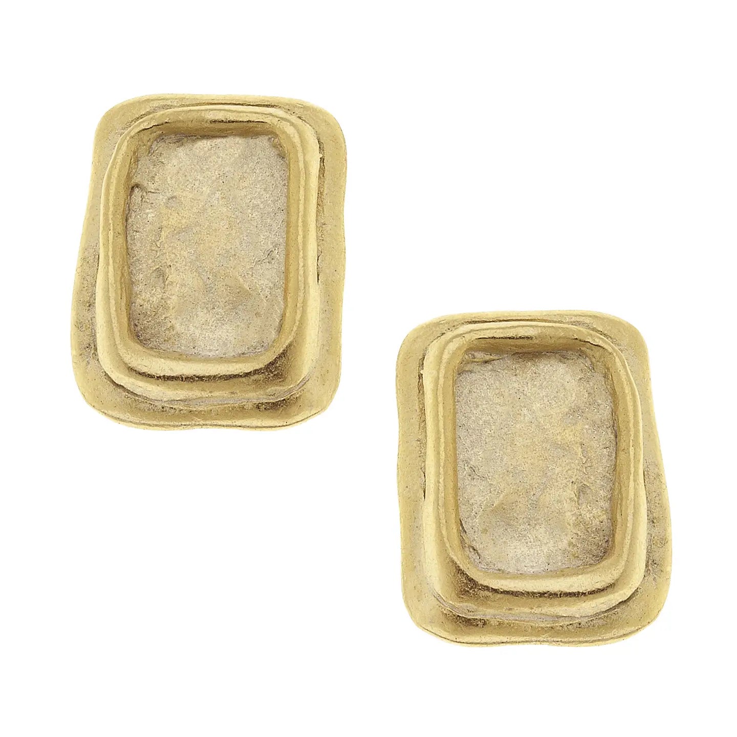 Gold Pierced Earrings