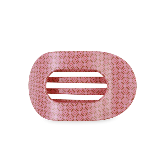 Berry Cozy Medium Flat Round Hair Clip