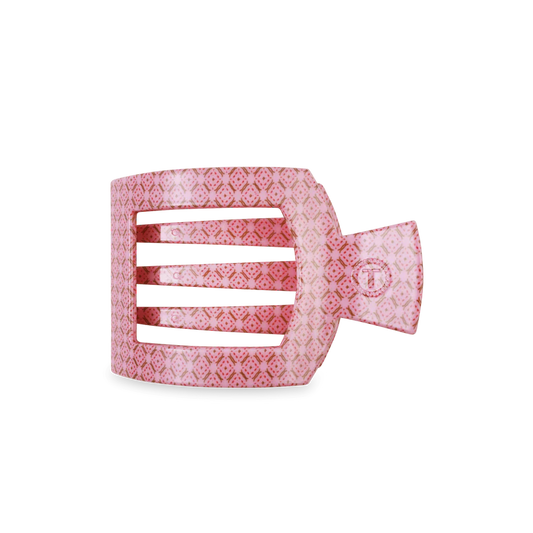 Berry Cozy Medium Flat Square Hair Clip