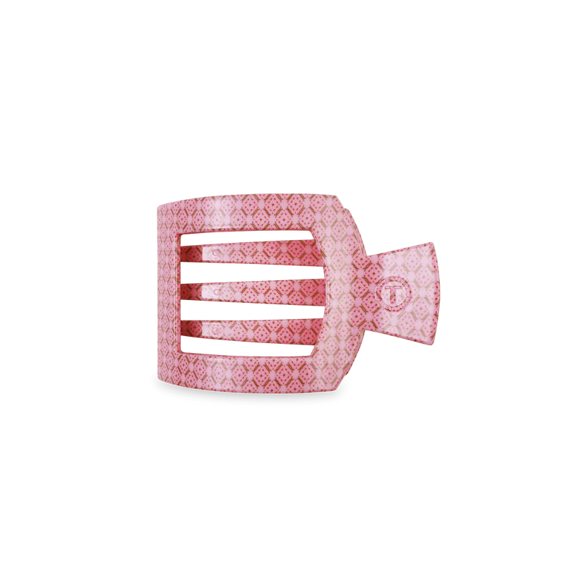 Berry Cozy Small Flat Square Hair Clip