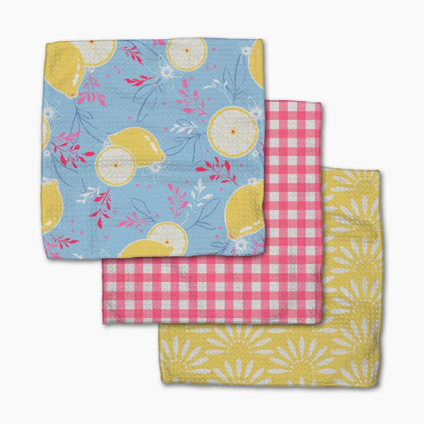 Lemon Pop Dishcloth Set