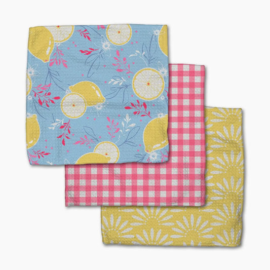 Lemon Pop Dishcloth Set