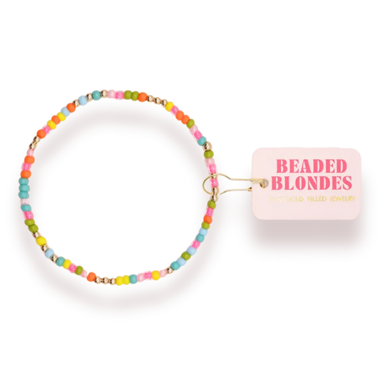 Rainbow Sprinkle Bracelet (Kids Size)