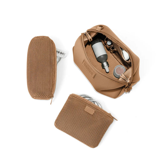 Hunter Toiletry Bag in Camel | Large