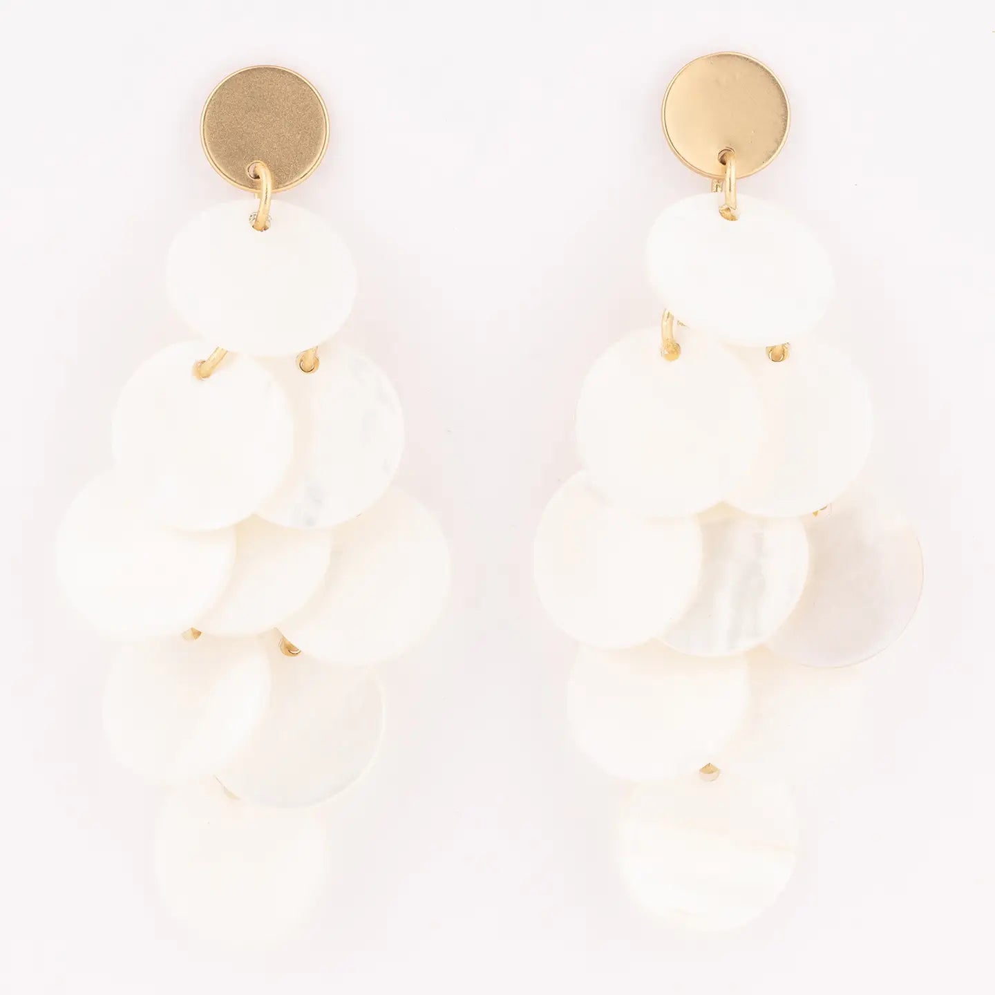 Cove Earrings | White