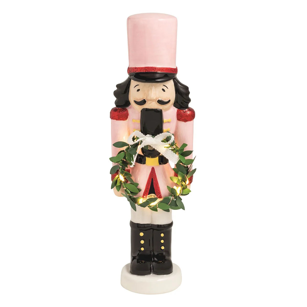 Pink Nutcracker Light-Up Sitter