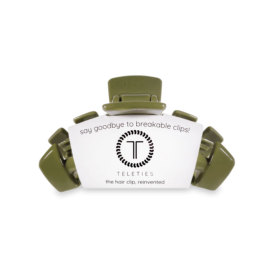 Olive Medium Hair Clip