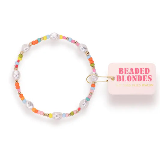 Snowcone Sprinkle Pearl Bracelet | Standard