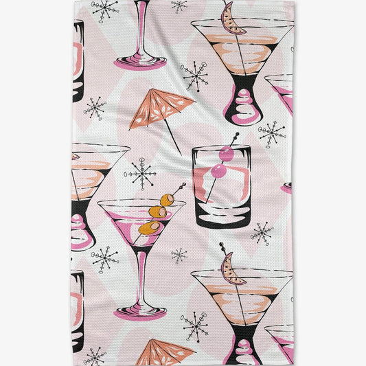 Cocktail Hour Tea Towel