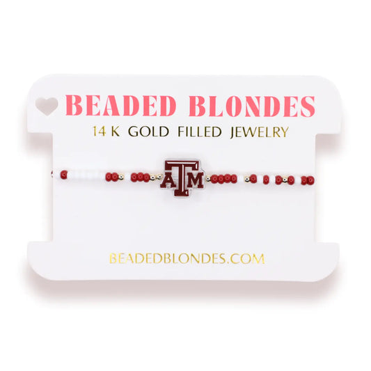 Texas A&M Logo Bracelet On Color