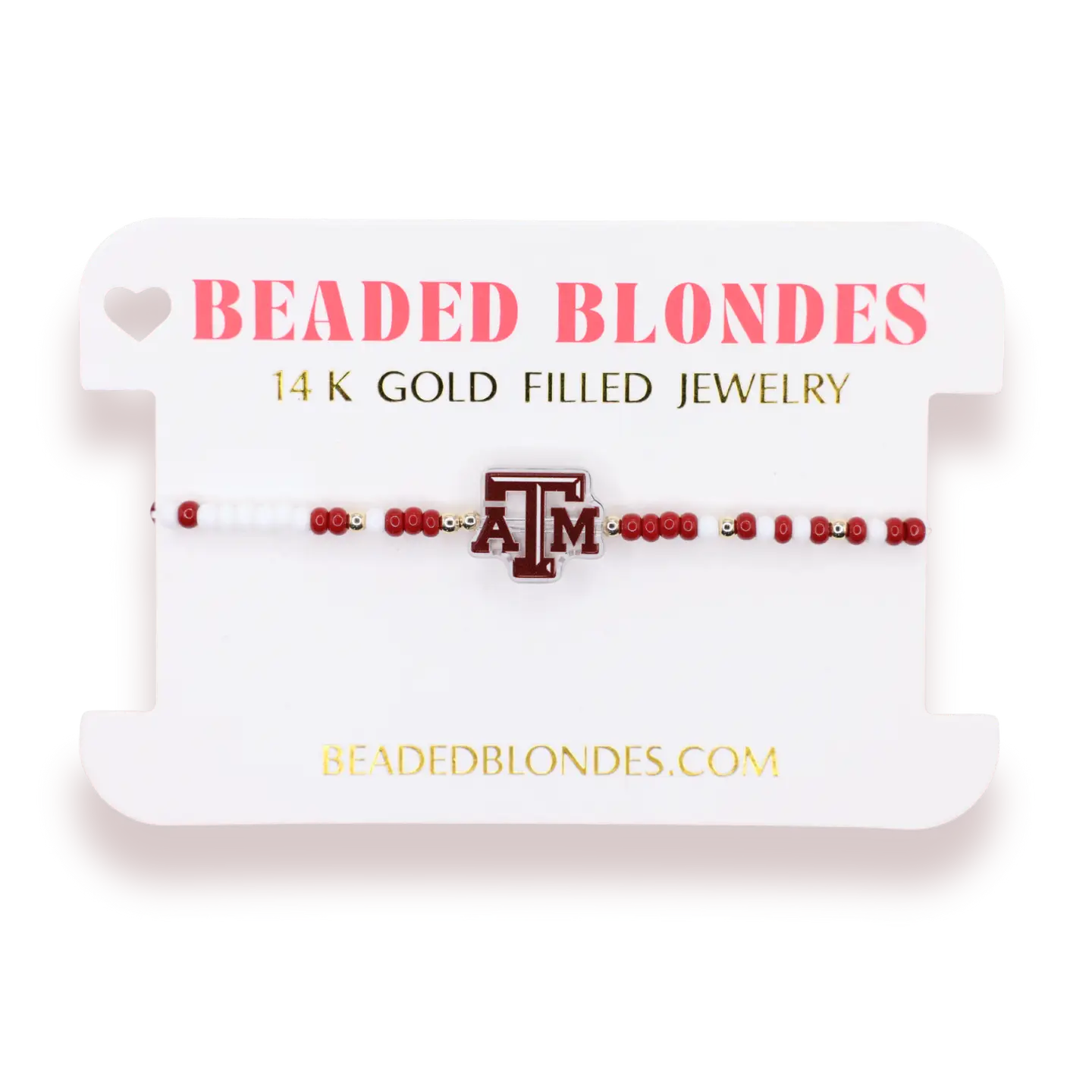 Texas A&M Logo Bracelet On Color | Extended