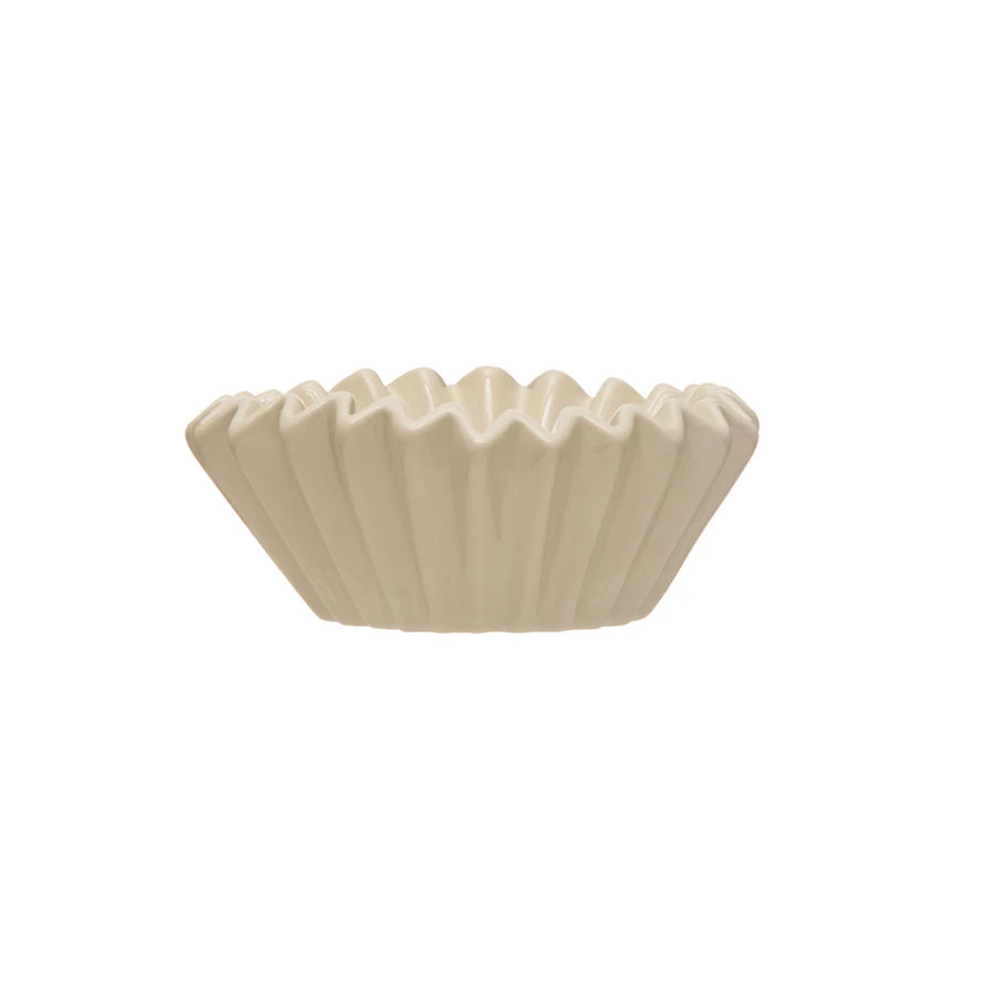 Stoneware Fluted Bowl | Large