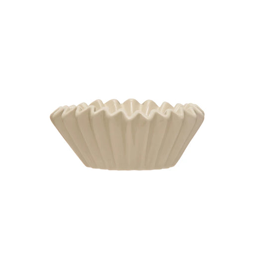 Stoneware Fluted Bowl | Large