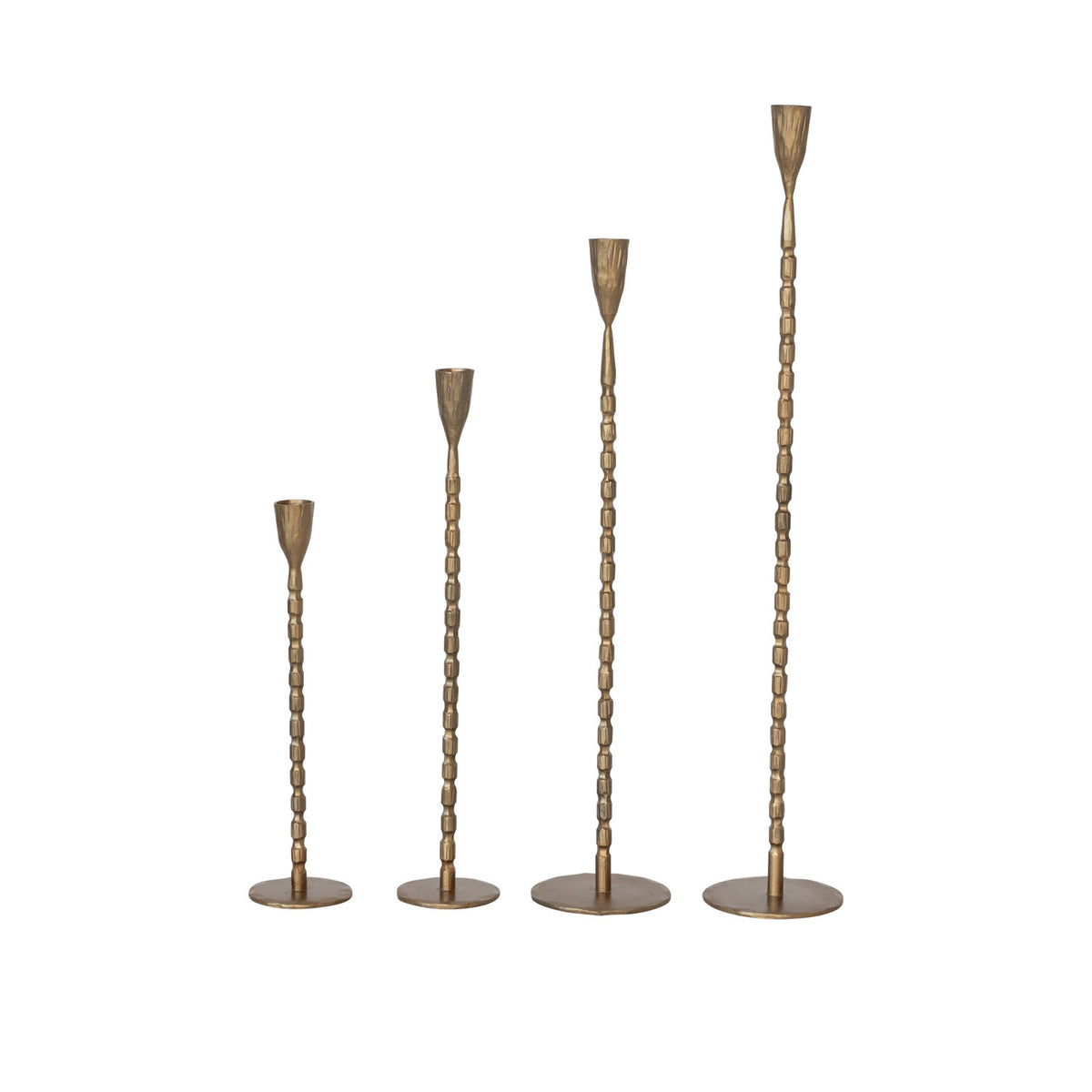Hand-Forged Cast Iron Taper Holders