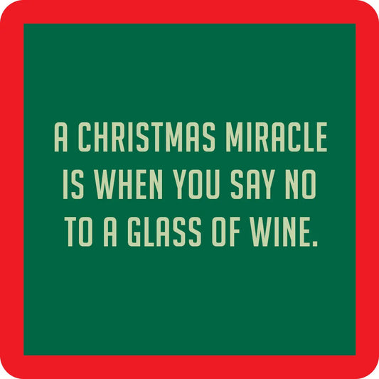 Coaster Xmas Miracle Christmas