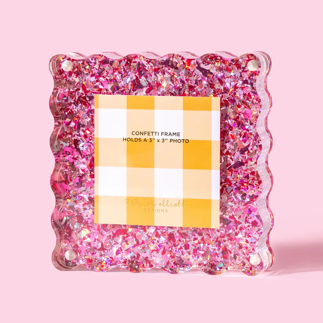 Picture Frame - Small - Pink Confetti