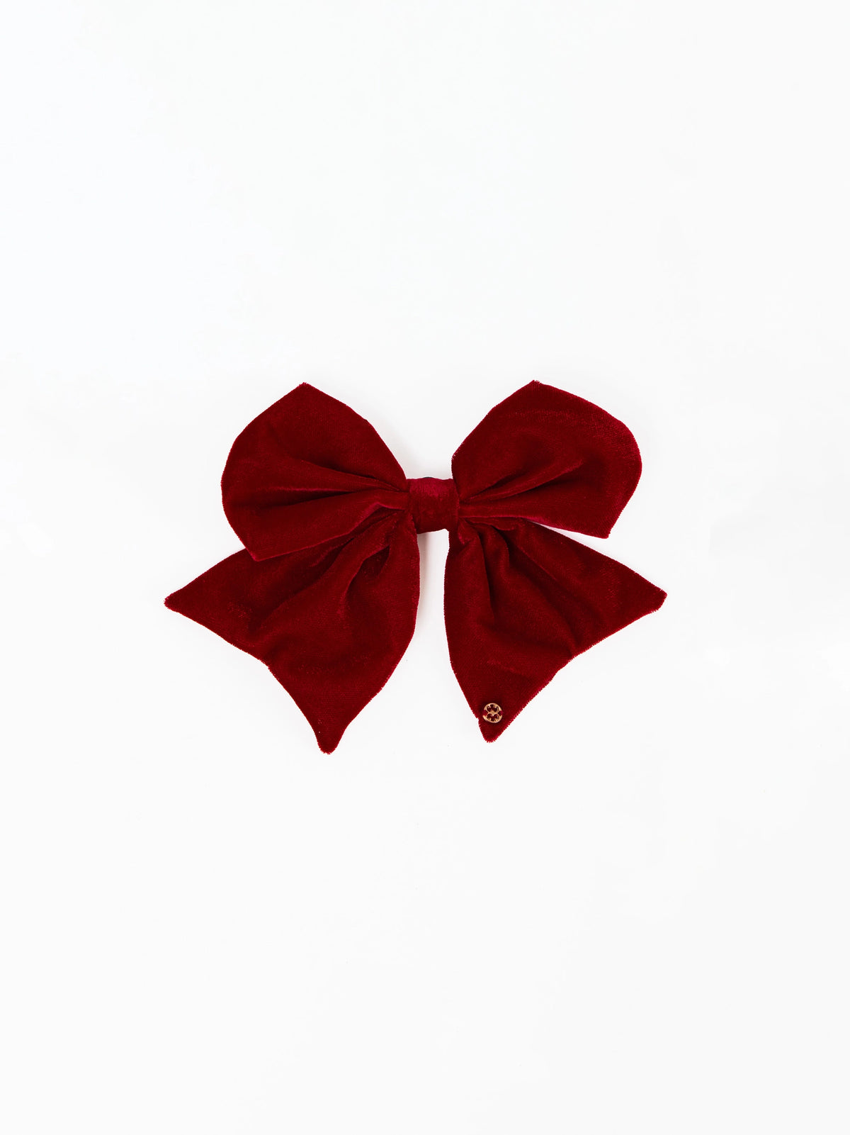 Magnetic Bow Velvet Red