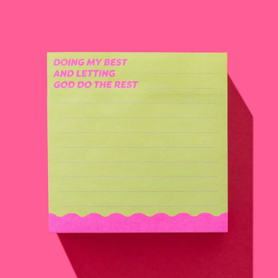 Sticky Notes Pad - "Doing My Best..." - 300 Sheets