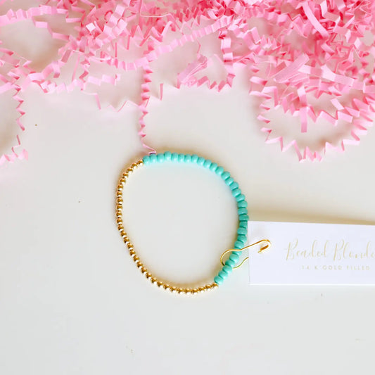 Hannah Bracelet in Turquoise | Extended