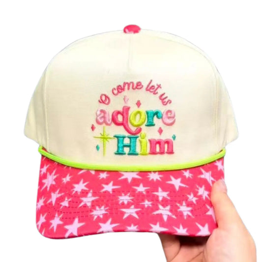Adore Him Canvas Cap