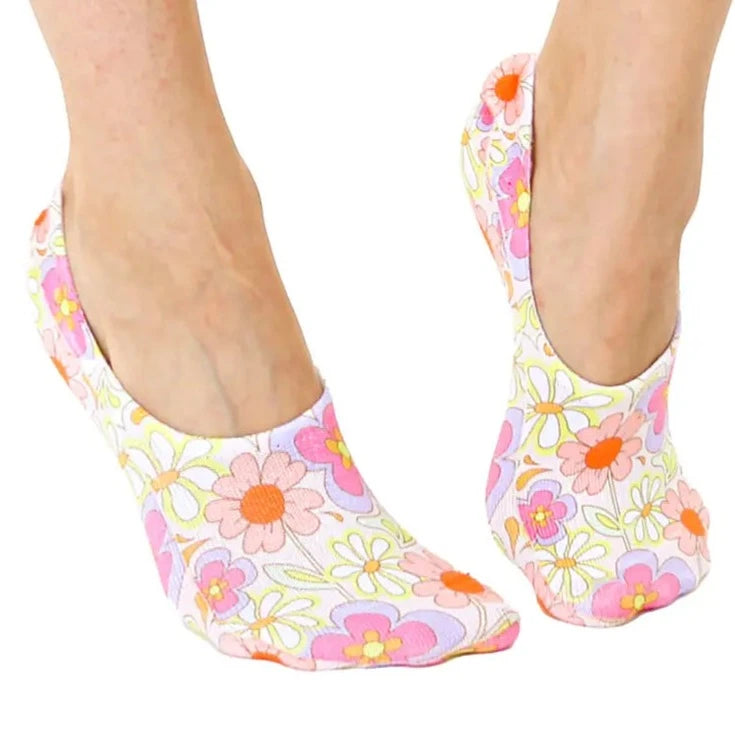 Groovy Flowers Liner Socks