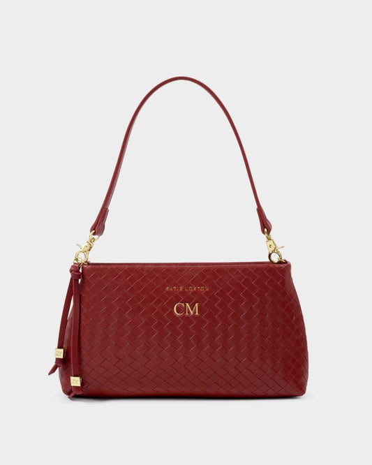 Nova Small Shoulder Bag l Crimson