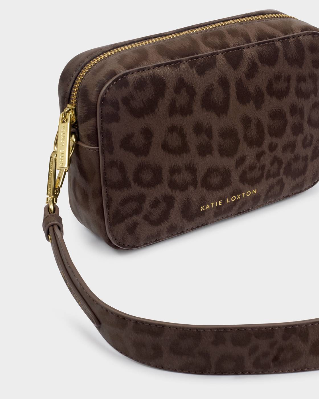 Avery Small Crossbody Bag l Chocolate Leopard