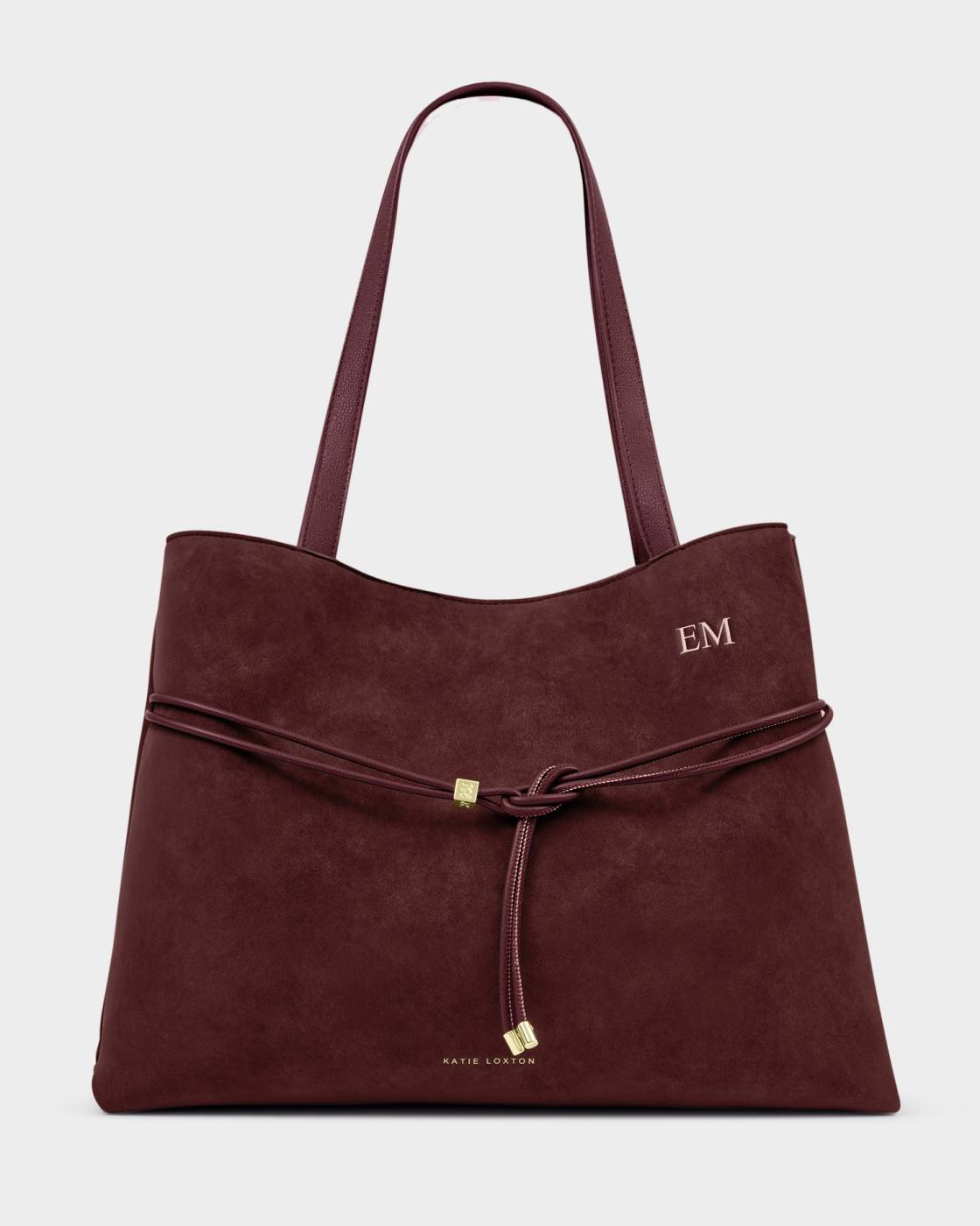 Lori Suedette Tote Bag l Cherry