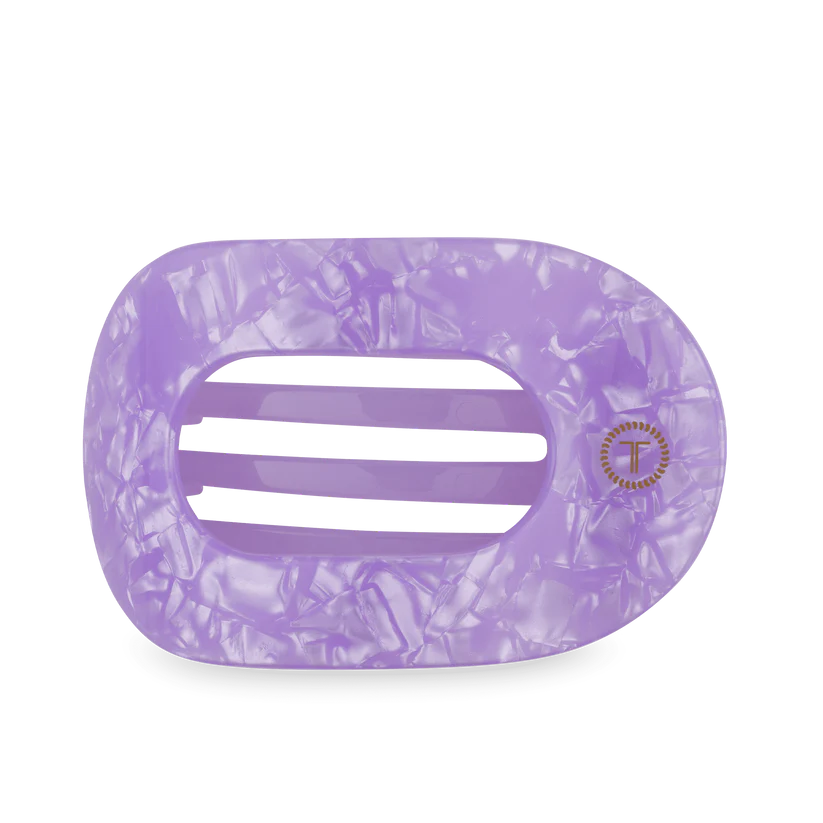 Lavender Mist Large Flat Round Hair Clip